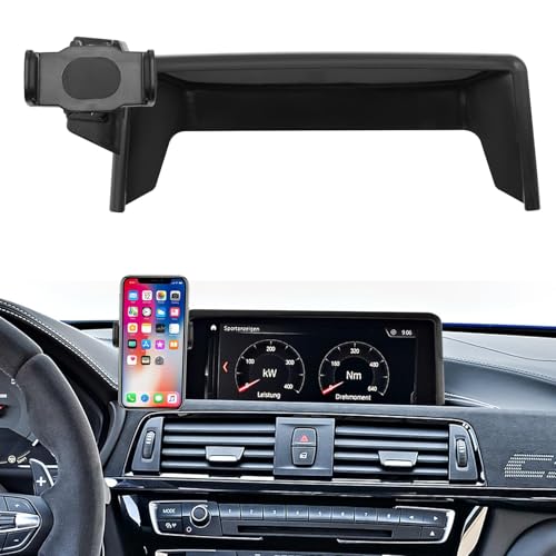 TTCR-II Kompatibel mit BMW X1 Handyhalterung, Brauch Passt Basis für BMW X1 F48 2016-2019/X2 F39 2017-2019 Smartphone Halter 8.8in 22.35CM Armaturenbrett 360°Drehbar Verstellbare F48 Handyhalter von TTCR-II