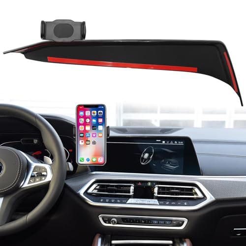 TTCR-II Kompatibel mit BMW X5 Handyhalterung, Brauch Passt Basis für BMW X5 X6 X7 G05 G06 G07 2019-2023, Smartphone Halter 31.24CM Armaturenbrett 360°Drehbar Verstellbare BMW X5 G05 Handyhalter TTCR-II Kompatibel mit BMW X5 Handyhalterung, Brauch Passt Basis für BMW X5 X6 X7 G05 G06 G07 2019-2023, Smartphone Halter 31.24CM Armaturenbrett 360°Drehbar Verstellbare BMW X5 G05 Handyhalter von TTCR-II