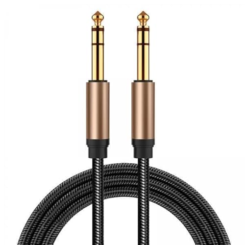 TTETTZ 2x 6,35mm Stereo Audio Instrument für Mikrofon Elektrische Gitarre Mixer von TTETTZ