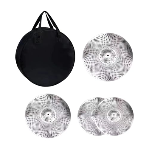 TTETTZ 4pcs niedriges Volumen -Cymbals -Schlagzeuger -Übungs -Set 14 Zoll, 16 Zoll, 20 Zoll für die Bühne TTETTZ 4pcs niedriges Volumen -Cymbals -Schlagzeuger -Übungs -Set 14 Zoll, 16 Zoll, 20 Zoll für die Bühne von TTETTZ