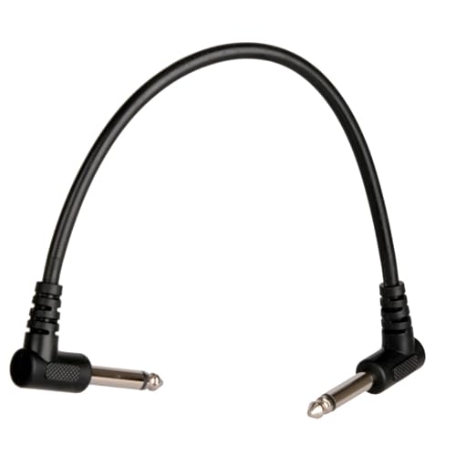 TTETTZ Gitarrenkabel 1/4 Zoll Winkelanschluss für E Gitarren Effektpedale, 1 StÜck von TTETTZ
