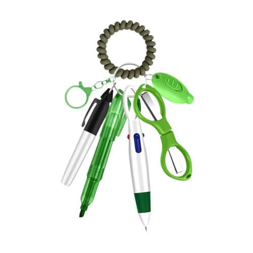 TTETTZ Krankenschwester Stift Set Schlüsselanhänger Clip für Marker Und Kugelschreiber, GrÜn TTETTZ Krankenschwester Stift Set Schlüsselanhänger Clip für Marker Und Kugelschreiber, GrÜn von TTETTZ