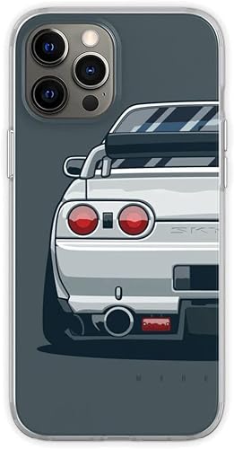 Kompatibel mit iPhone 11 Hülle Skyline GT-R Japan Auto Rückseite Fast Furious Pure Clear Phone Cases Cover von TTGHGH