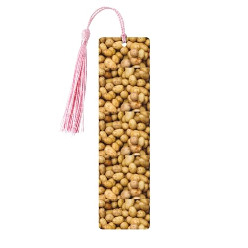 Lesezeichen mit Gartenkartoffeln, klassischer Stil, Lesezeichen mit Seil, Buchzubehör zum Lesen, Bürobedarf, 5 Stück Lesezeichen mit Gartenkartoffeln, klassischer Stil, Lesezeichen mit Seil, Buchzubehör zum Lesen, Bürobedarf, 5 Stück von TTIGLHOH