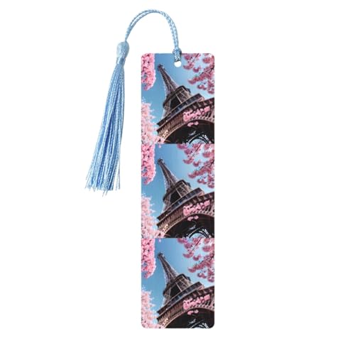 Ölgemälde Paris Eiffelturm-Druck, 5 Stück, klassischer Stil, Lesezeichen mit Seil, Buchzubehör zum Lesen, Bürobedarf Ölgemälde Paris Eiffelturm-Druck, 5 Stück, klassischer Stil, Lesezeichen mit Seil, Buchzubehör zum Lesen, Bürobedarf von TTIGLHOH