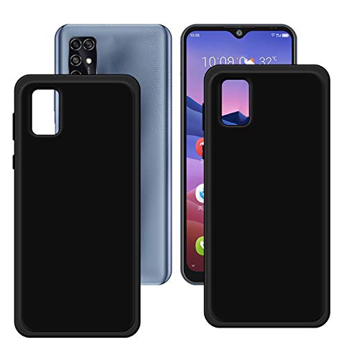 TTJ [2 Stück Schwarz Hülle für ZTE Blade V2020 Smart (6,82"), Handyhülle Crystal Hochwertige ultradünne Bumper Silikon Schutzhülle Cover TPU Case Weiche Handytasche. von TTJ