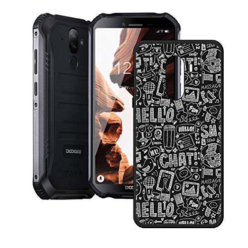 TTJ Hülle für Doogee S40 Pro, Handyhülle Crystal Hochwertige ultradünne Bumper Silikon Schutzhülle Cover TPU Case Weiche Handytasche Handy Tasche für Doogee S40 Pro (5,45") - OP27 von TTJ