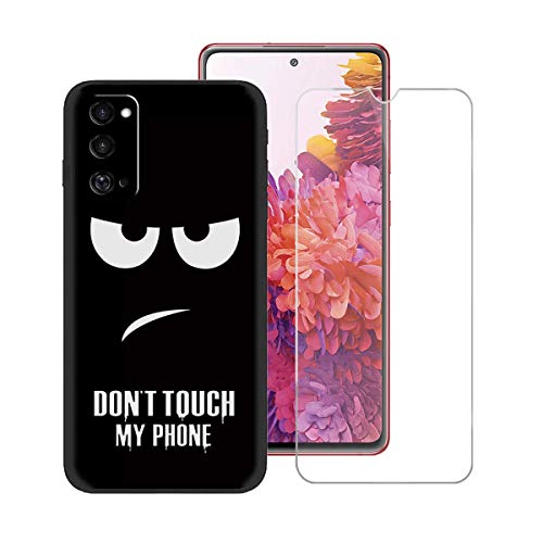 TTJ Hülle für Samsung Galaxy S20 FE + HD Panzerglas, Handyhülle Silikon Schutzhülle Cover TPU Case Handytasche - Panzerglasfolie Schutzfolie für Samsung Galaxy S20 FE (6,5") - LLM2 von TTJ