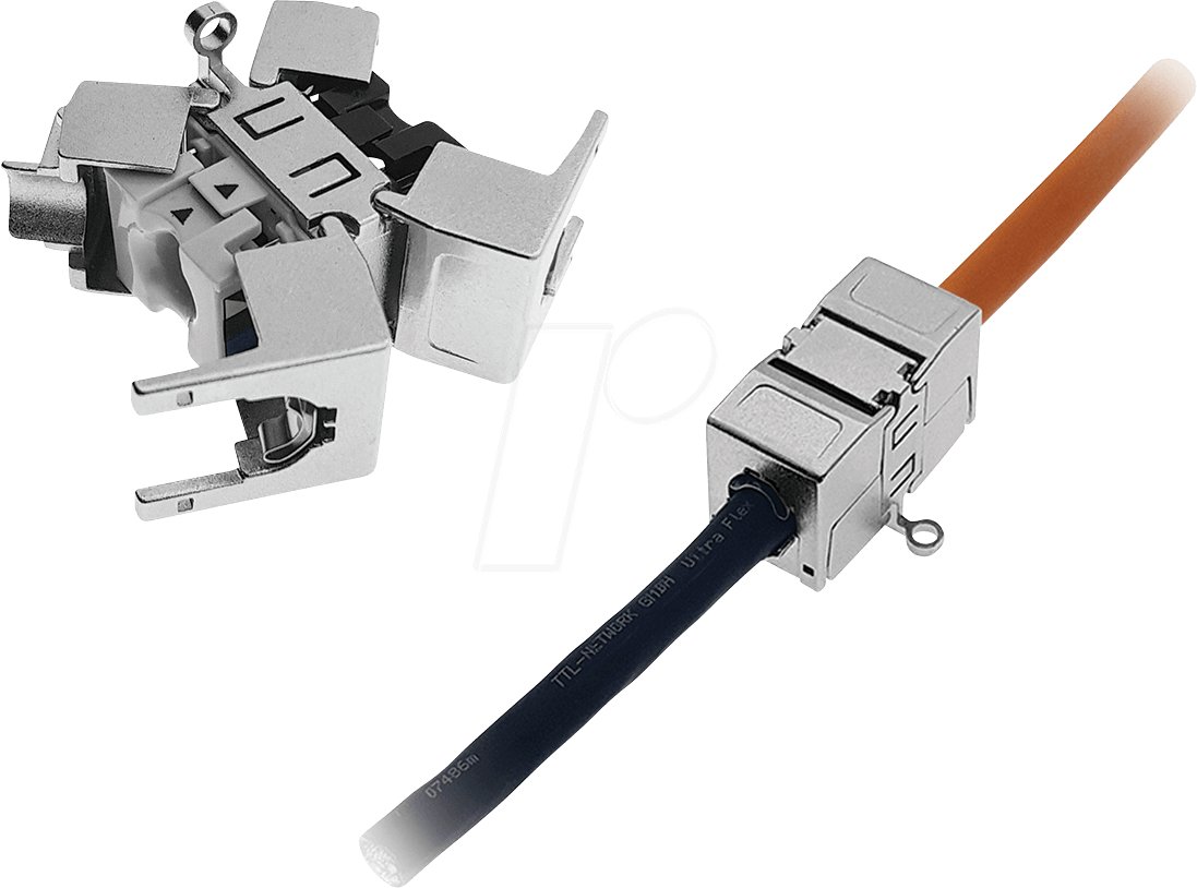 TTL 1504 - Cat.6A Kabelverbinder geschirmt von TTL NETWORK