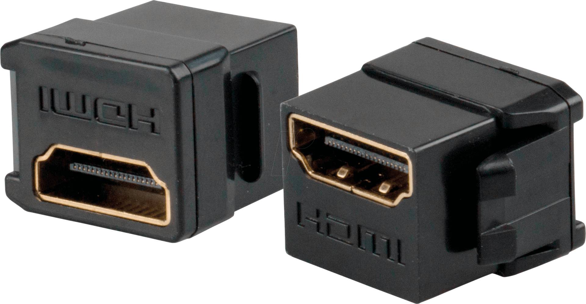 TTL 152911 - Keystone HDMI F/F, ultrakompakte Bauform, schwarz von TTL NETWORK