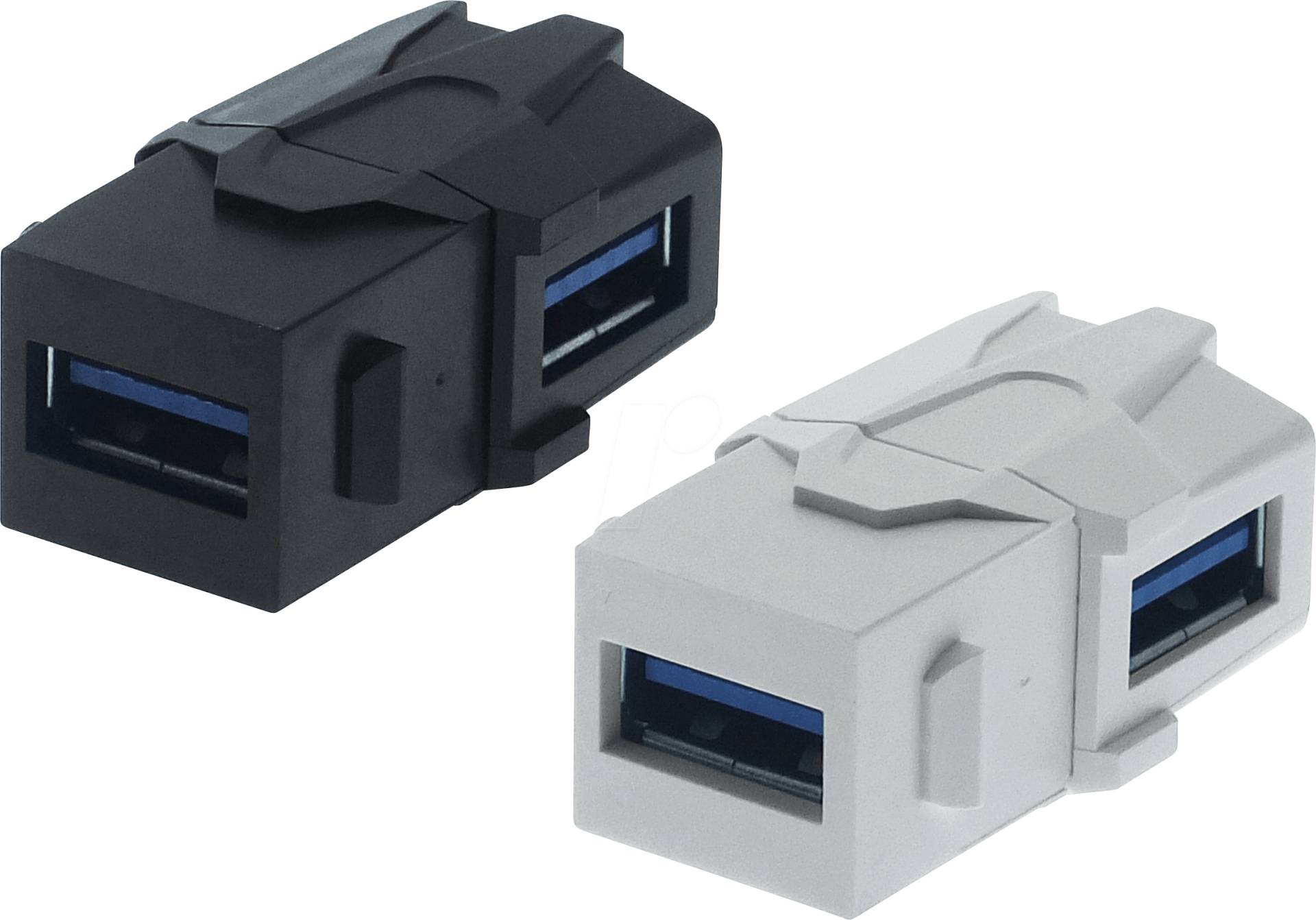 TTL 153011 - Keystone USB3.0 F/F, 90° Abgang, schwarz von TTL NETWORK