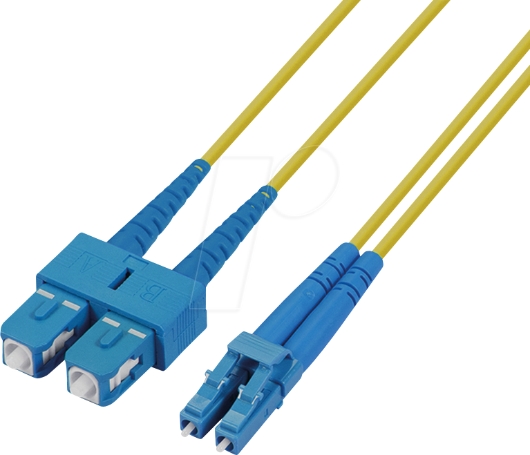 TTL 61952D-30M - LWL Kabel, LC Duplex / SC Duplex, 9/125µ, OS2, gelb, 3m von TTL NETWORK