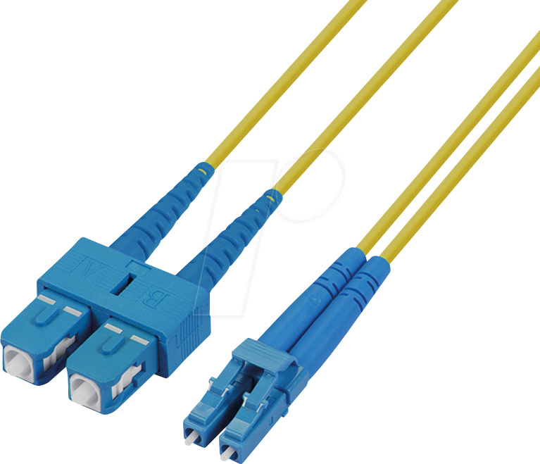 TTL 61952D-50M - LWL Kabel, LC Duplex / SC Duplex, 9/125µ, OS2, gelb, 5m von TTL NETWORK