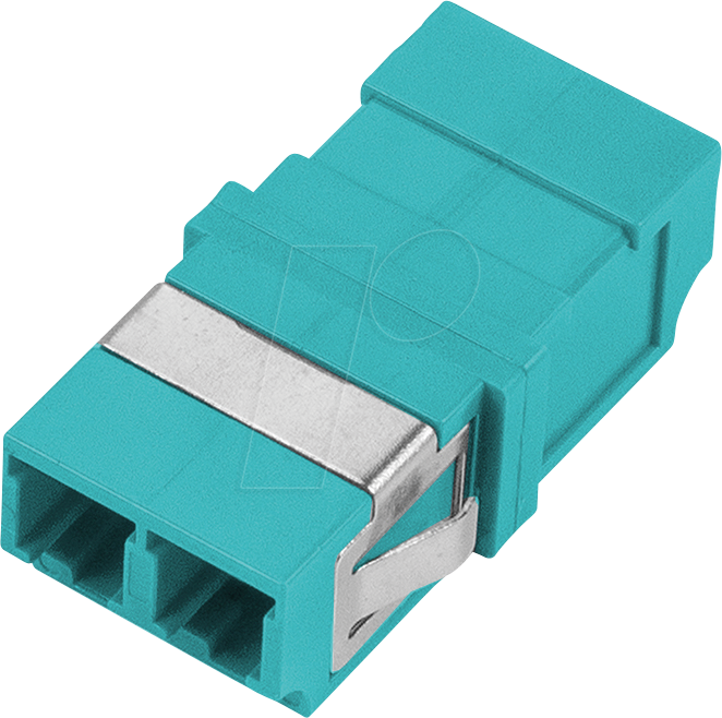 TTL 62155D-K-AQ - LWL Adapter, LC Duplex / LC Duplex, OM3, aqua von TTL NETWORK