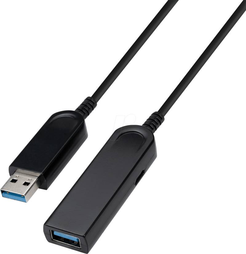TTL USB-AOC-10 - USB 5 Gb/s AOC Hybridkabel, USB-A Stecker auf Buchse, 10 m von TTL NETWORK