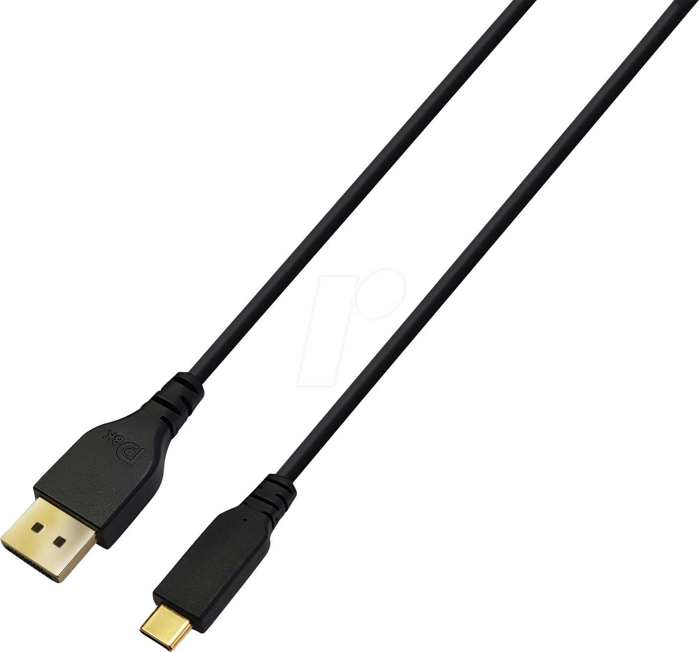 TTL USBC-DP-0,5M - USB C Stecker auf DP Stecker, DP 1.4, 8K@60 Hz, 0,5 m von TTL NETWORK