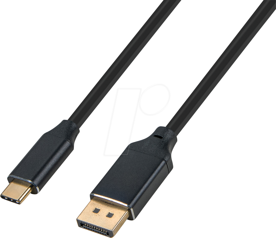 TTL USBCDP-B2,0 - USB C Stecker auf DP Stecker, 4K@60 Hz, 2,0 m von TTL NETWORK