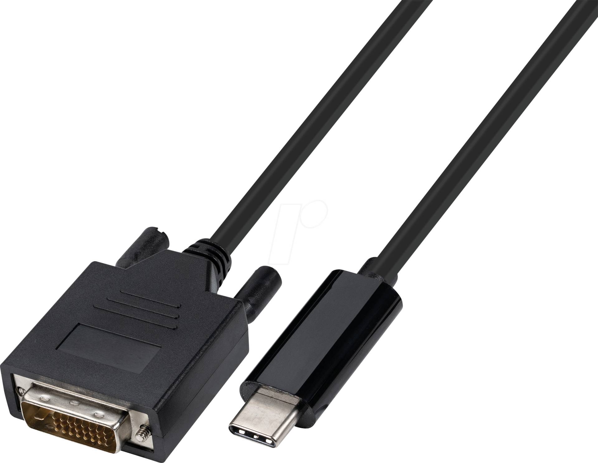 TTL USBCDVI-B2,0 - USB C Stecker auf DVI Stecker, 4K@30 Hz, 2,0 m von TTL NETWORK