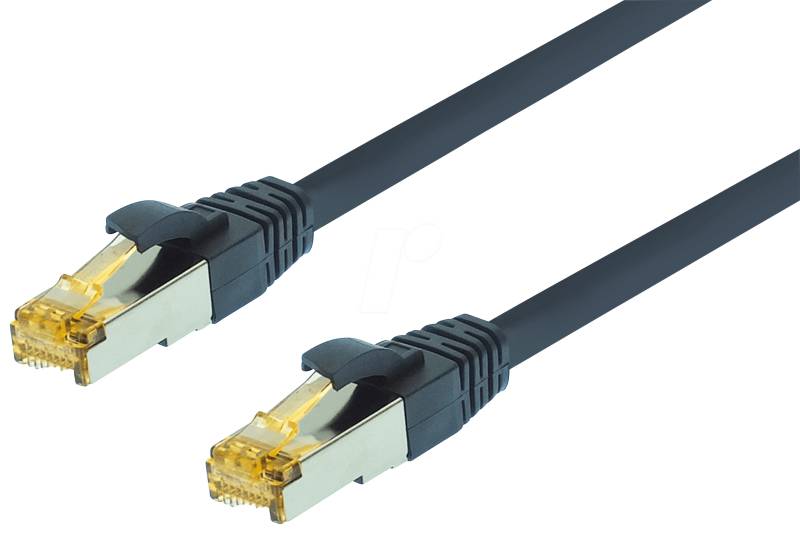 UF CAT6A 30 - Cat.6a Ultra Flex -Patchkabel - 30 m - blaugrau von TTL NETWORK