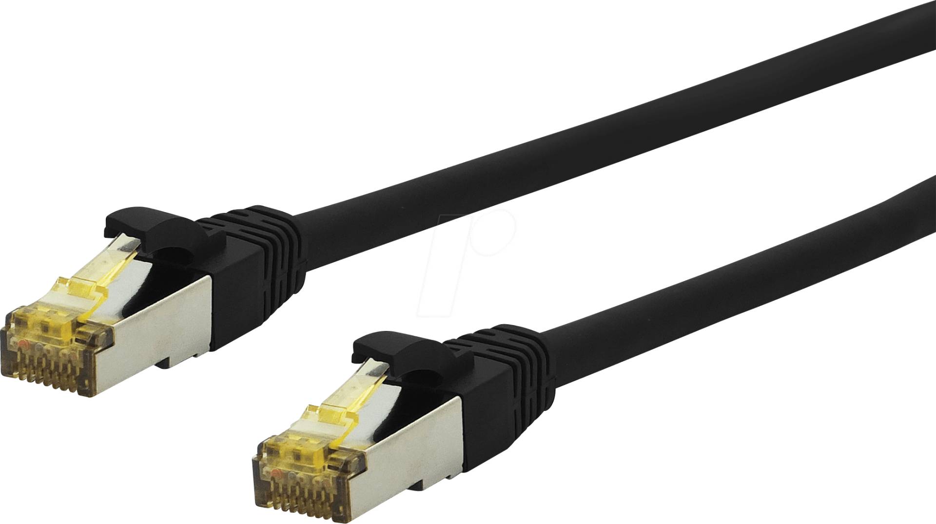 UF CAT6A SW 0,5 - Cat.6a Ultra Flex -Patchkabel - 0,50 m - schwarz von TTL NETWORK