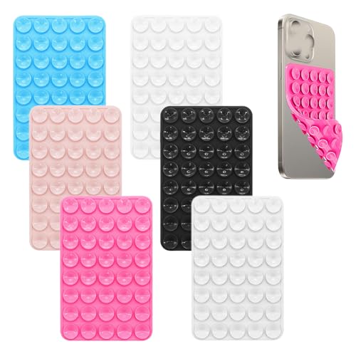 TTPSRY 6 Stück Handy Saugnapf Halter Silikon Saugnapf rutschfest Handy Halter Saugnapf für Selfie und Video Alle Handy Modelle von TTPSRY