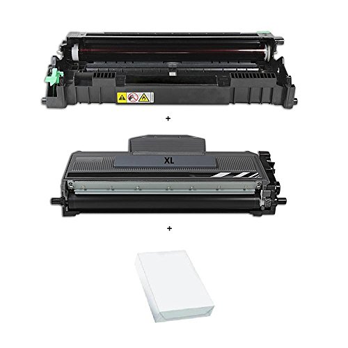 TTRecycling kompatibel - als Ersatz für Brother MFC-7320 (DR-2100 Trommel + TN2120 XL Toner) 500 Blatt Druckerpapier von TTRecycling