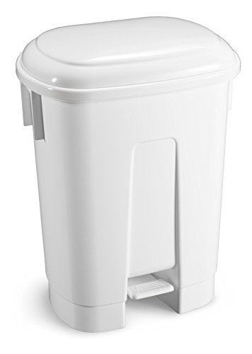 TTS Cleaning 00005690 Derby Behälter aus Polypropylen, Deckel, Fassungsvermögen 60 Liter, weiß von TTS Cleaning