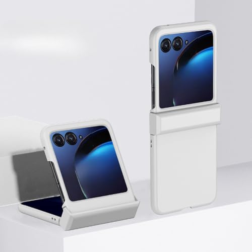 TTWBB Matte Schutzhülle für Motorola Razr 50, mit Scharnierschutz, ultradünn, luxuriös, Polycarbonat, stoßfest, Weiß TTWBB Matte Schutzhülle für Motorola Razr 50, mit Scharnierschutz, ultradünn, luxuriös, Polycarbonat, stoßfest, Weiß von TTWBB