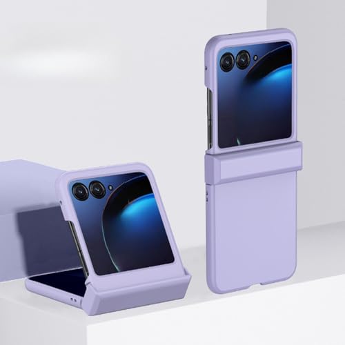 TTWBB Matte Schutzhülle für Motorola Razr 50 Ultra, mit integriertem Displayschutz und Scharnierschutz, ultradünn, luxuriös, stoßfest, Violett TTWBB Matte Schutzhülle für Motorola Razr 50 Ultra, mit integriertem Displayschutz und Scharnierschutz, ultradünn, luxuriös, stoßfest, Violett von TTWBB