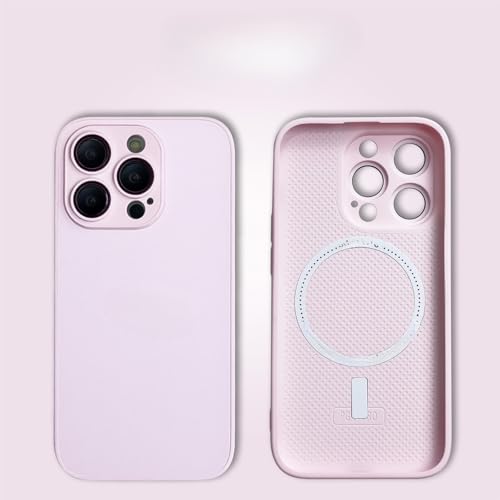TTWBB Schutzhülle aus mattem Glas für iPhone 16 Pro/16 Pro Max, kompatibel mit Mag-Safe, vollständiger Kameraschutz mit Objektivfolie, Fallschutz, Rosa TTWBB Schutzhülle aus mattem Glas für iPhone 16 Pro/16 Pro Max, kompatibel mit Mag-Safe, vollständiger Kameraschutz mit Objektivfolie, Fallschutz, Rosa von TTWBB