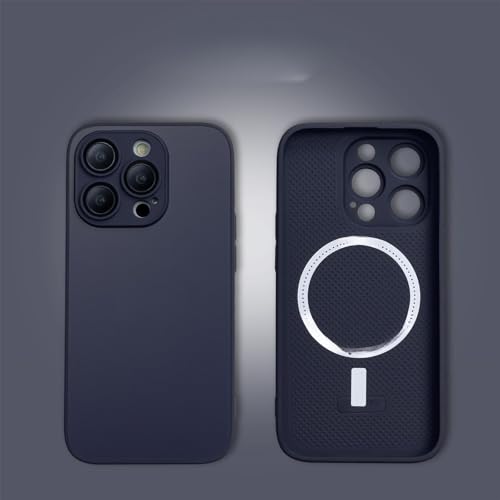 TTWBB Schutzhülle aus mattem Glas für iPhone 16 Pro/16 Pro Max, kompatibel mit Mag-Safe, vollständiger Kameraschutz mit Objektivfolie, Fallschutz, Violett TTWBB Schutzhülle aus mattem Glas für iPhone 16 Pro/16 Pro Max, kompatibel mit Mag-Safe, vollständiger Kameraschutz mit Objektivfolie, Fallschutz, Violett von TTWBB