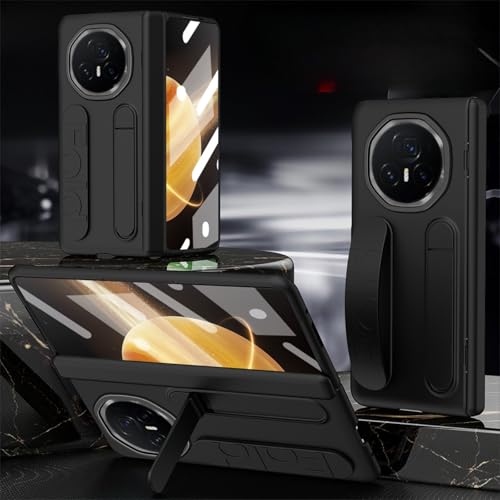 TTWBB Schutzhülle für Honor Magic V3, mit magnetischem Scharnierschutz und Displayschutzfolie, verstellbare Handschlaufe, All-Inclusive-Anti-Drop-Hülle, Schwarz TTWBB Schutzhülle für Honor Magic V3, mit magnetischem Scharnierschutz und Displayschutzfolie, verstellbare Handschlaufe, All-Inclusive-Anti-Drop-Hülle, Schwarz von TTWBB