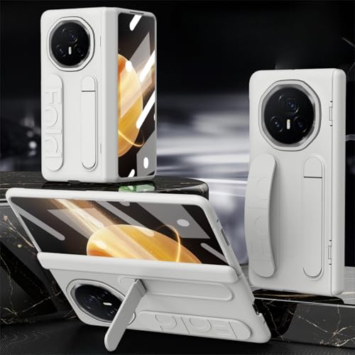 TTWBB Schutzhülle für Honor Magic V3, mit magnetischem Scharnierschutz und Displayschutzfolie, verstellbare Handschlaufe, All-Inclusive-Anti-Drop-Hülle, Weiß TTWBB Schutzhülle für Honor Magic V3, mit magnetischem Scharnierschutz und Displayschutzfolie, verstellbare Handschlaufe, All-Inclusive-Anti-Drop-Hülle, Weiß von TTWBB