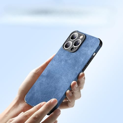 TTWBB Schutzhülle für iPhone 16 Pro/16 Pro Max, Lammfell-Silikon, All-Inclusive-Handyhülle, weiches, kratzfestes Mikrofaserfutter innen, Blau TTWBB Schutzhülle für iPhone 16 Pro/16 Pro Max, Lammfell-Silikon, All-Inclusive-Handyhülle, weiches, kratzfestes Mikrofaserfutter innen, Blau von TTWBB