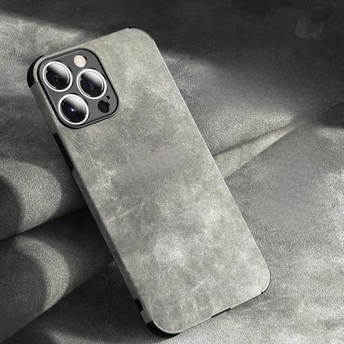 TTWBB Schutzhülle für iPhone 16 Pro/16 Pro Max, Lammfell-Silikon, All-Inclusive-Handyhülle, weiches, kratzfestes Mikrofaserfutter innen, Grau TTWBB Schutzhülle für iPhone 16 Pro/16 Pro Max, Lammfell-Silikon, All-Inclusive-Handyhülle, weiches, kratzfestes Mikrofaserfutter innen, Grau von TTWBB