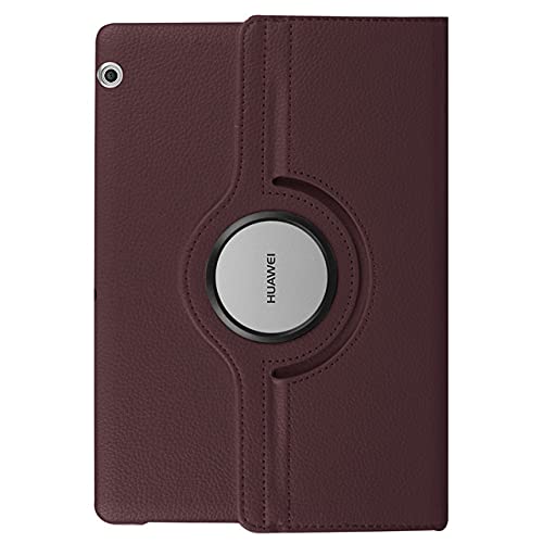 TTYYNN Tablethülle360 drehbare Hülle für Huawei MediaPad T3 10 AGS-W09 AGS-L09 AGS-L03 9.6 Tablet Cover für Huawei T3 10 Hülle,braun von TTYYNN