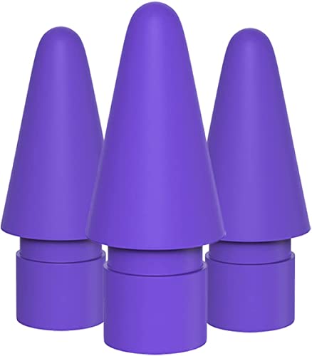 Tucana Silikon-Stiftspitzen, kompatibel mit Apple iPad Pencil 1. und 2. Generation, 6 Stück, Violett von TUCANA