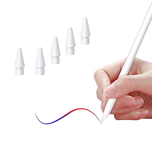 Tucana Stiftspitzen, kompatibel mit iPad Pencil 1. und 2. Generation, Weiß, 5 Stück von TUCANA