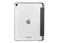 Tucano Satin Case - Tasche für iPad 10.9 (2022) mit Magnet &amp  Standfuß mit Apple Pencil Halter (schwarz) von TUCANO