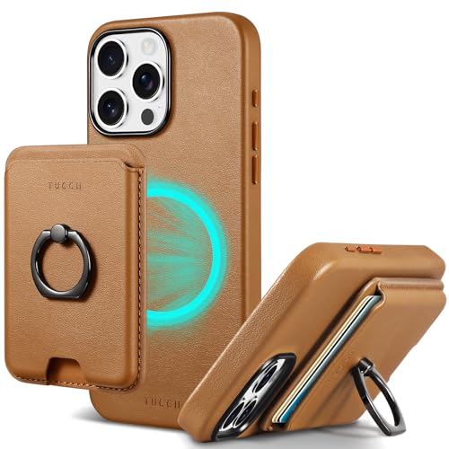 TUCCH Hülle für iPhone 15 Pro Max mit Abnehmbarer Kartenetui, Klapphülle mit Magnetisch Kabelloses Aufladen, RFID-Blocking, PU-Leder Handytasche Kompatibel mit iPhone 15 Pro Max 6,7 Zoll, Braun TUCCH Hülle für iPhone 15 Pro Max mit Abnehmbarer Kartenetui, Klapphülle mit Magnetisch Kabelloses Aufladen, RFID-Blocking, PU-Leder Handytasche Kompatibel mit iPhone 15 Pro Max 6,7 Zoll, Braun von TUCCH
