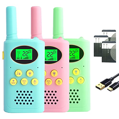 TUCHUNME Walkie Talkie Kinder,Wiederaufladbar 8 Kanäle Draußen Spielzeug Funkgeräte mit Taschenlampe Geschenke für Jungen und Mädchen Lange Reichweite für Ausflug Abenteuer im Freien,Camping,Wandern TUCHUNME Walkie Talkie Kinder,Wiederaufladbar 8 Kanäle Draußen Spielzeug Funkgeräte mit Taschenlampe Geschenke für Jungen und Mädchen Lange Reichweite für Ausflug Abenteuer im Freien,Camping,Wandern von TUCHUNME