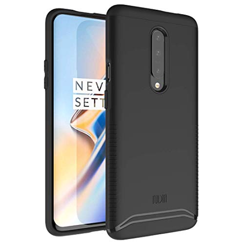 TUDIA Dual Layer Fit Kompatibel mit OnePlus 7 Pro Hülle, [Merge] Robuste Hart Doppelte Schutzschicht Schlanke Schutzhülle für OnePlus 7 Pro (Matt-schwarz) von TUDIA