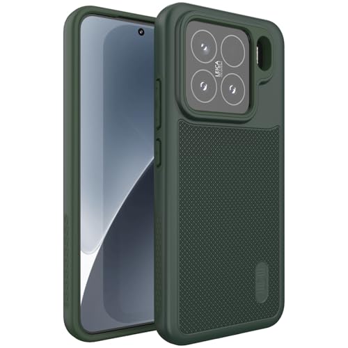 TUDIA DualShield Grip entwickelt für die Xiaomi 15 5G Hülle (2025) [MergeGrip] Militärqualität doppellagige stoßfeste robuste und strapazierfähige Schutzhülle fürs Handy - Kieferngrün von TUDIA