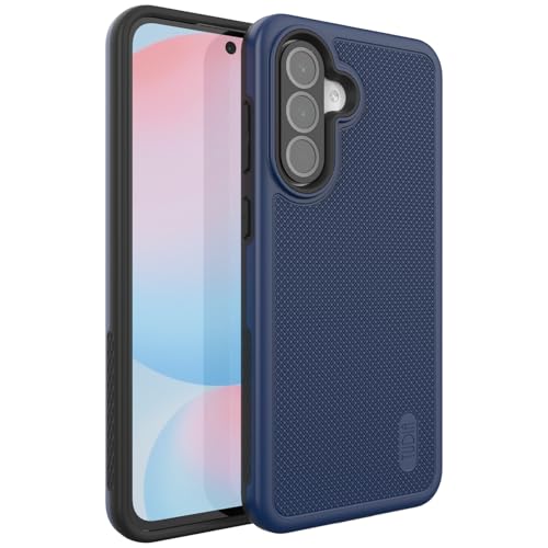 TUDIA DualShield Grip entworfen für Samsung Galaxy A56 5G Hülle (2025) [MergeGrip] Dual-Layer-Schutzhülle in Militärqualität stoßfest robust strapazierfähig für Galaxy A56 - Indigoblau von TUDIA