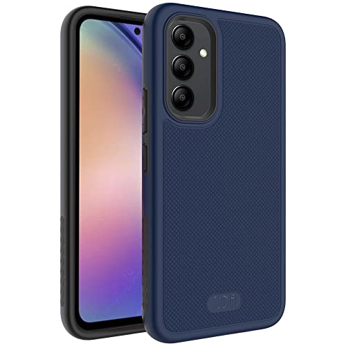 TUDIA DualShield Grip kompatibel für Samsung Galaxy A54 5G Hülle (2023), [MergeGrip] Stoßfest Militärqualität Schlank Zweilagiger Handyhülle für Galaxy A54 Hülle 5G - Indigo Blau von TUDIA