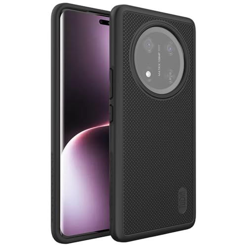 TUDIA DualShield Grip kompatibel mit Honor Magic 7 Lite 5G (2025) / X9c Hülle [MergeGrip] Militärqualität doppellagig stoßfest schlank robust strapazierfähig Schutzhülle fürs Handy - Schwarz von TUDIA