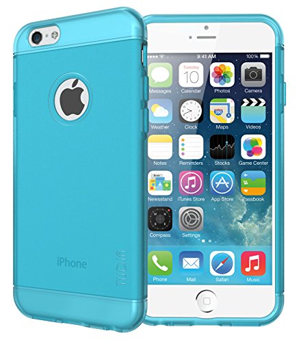 TUDIA LITE TPU Schutzhülle Apple iPhone 6 4.7 inch [Not Fit iPhone 6 5.5 inch] for iPhone 6 Air Ultra Slim Hülle (Teal) von TUDIA