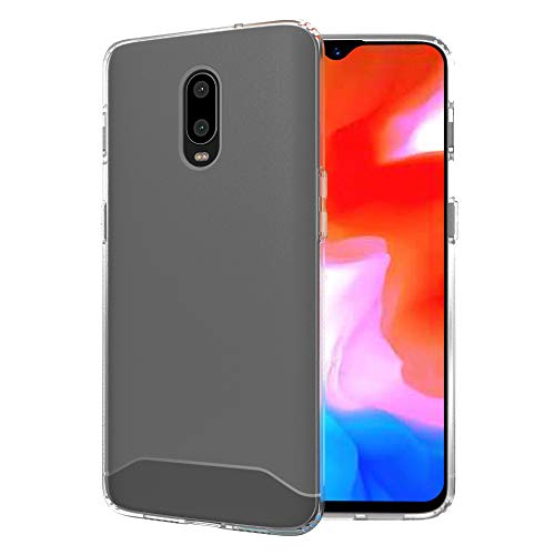 TUDIA OnePlus 6T Hülle, [Arch S] Stoßdämpfung Fall-Beweis Leichter, Kratzfester TPU-Schutzüberzug Für OnePlus 6T [Nicht kompatibel Mit OnePlus 6] (Frosted Klar) von TUDIA