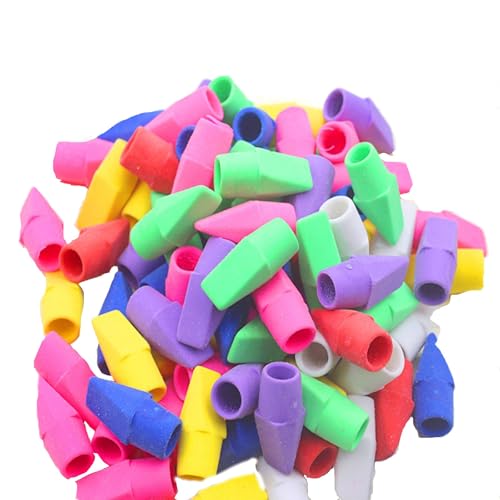 TUDUZ Top Bleistift Radiergummi, 30/50/100/120/150er Pack Radiergummi Kappen Radiergummi Topper, Radiergummi Bleistift Radiergummi Bleistift Radiergummi für Home School Office (30) von TUDUZ