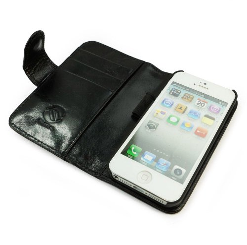 TUFF LUV Personalisierte Vintage Echt Leder Hülle Tasche Kartenfach Backcover Für Apple iPhone 5s / SE - Schwarz TUFF LUV Personalisierte Vintage Echt Leder Hülle Tasche Kartenfach Backcover Für Apple iPhone 5s / SE - Schwarz von TUFF LUV